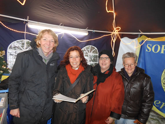 10 Jahre beim Weihnachtsmarkt dabei