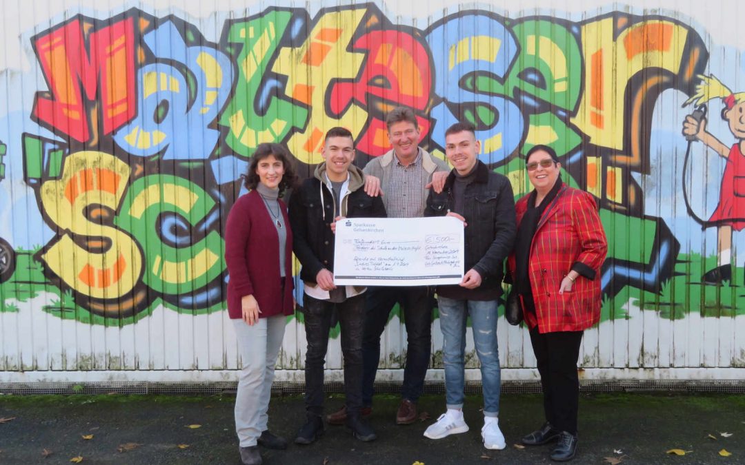 Spende für neue Spielgeräte