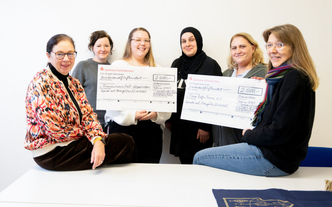 Orange Day: 5.000 Euro für Gelsenkirchens Frauenhäuser